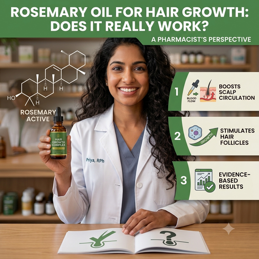 "Rosemary Oil for Hair Growth: Does It Really Work? A Pharmacist's Perspective"