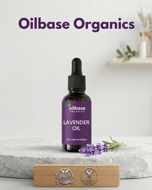 Oilbase Organics Pure Lavender Essential Oil — Aromatherapy & Relaxation