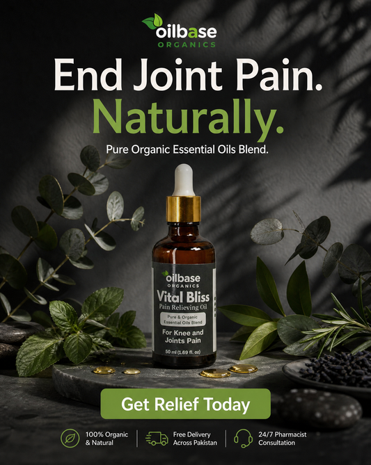 Oilbase Organics Vital Bliss joints Pain Relief Oil
